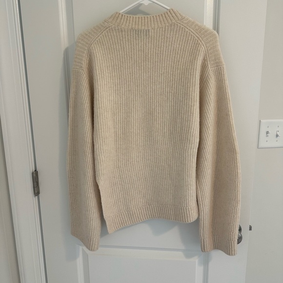 &OTHER STORIES Asymmetric Wool Blend Crewneck Sweater - Picture 6 of 6